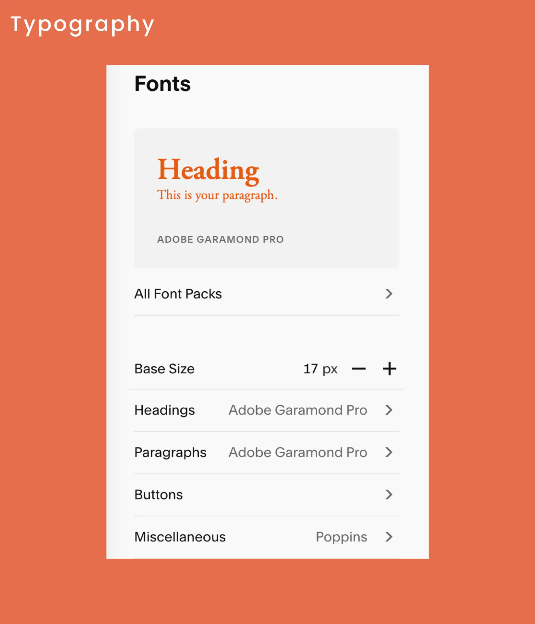 Key Financial Coaching typography board