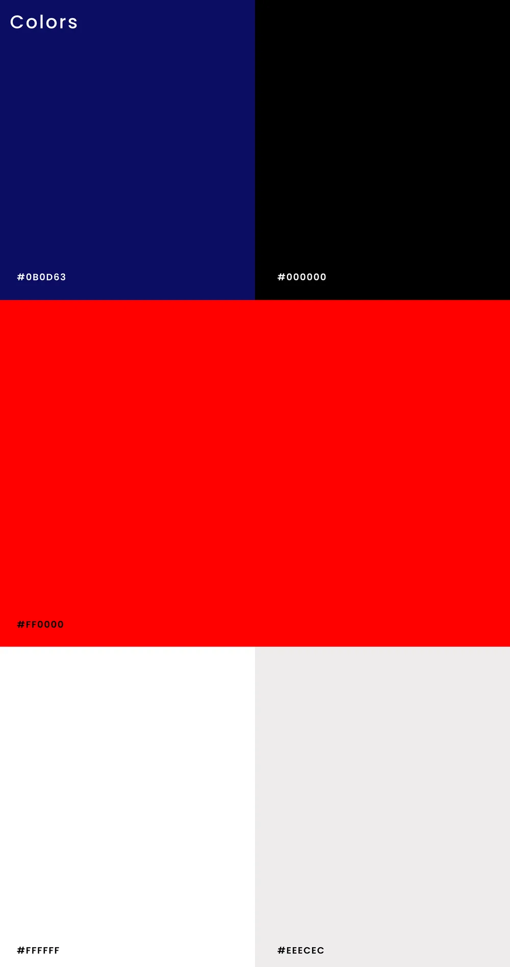 Patriot Limo Company color palette