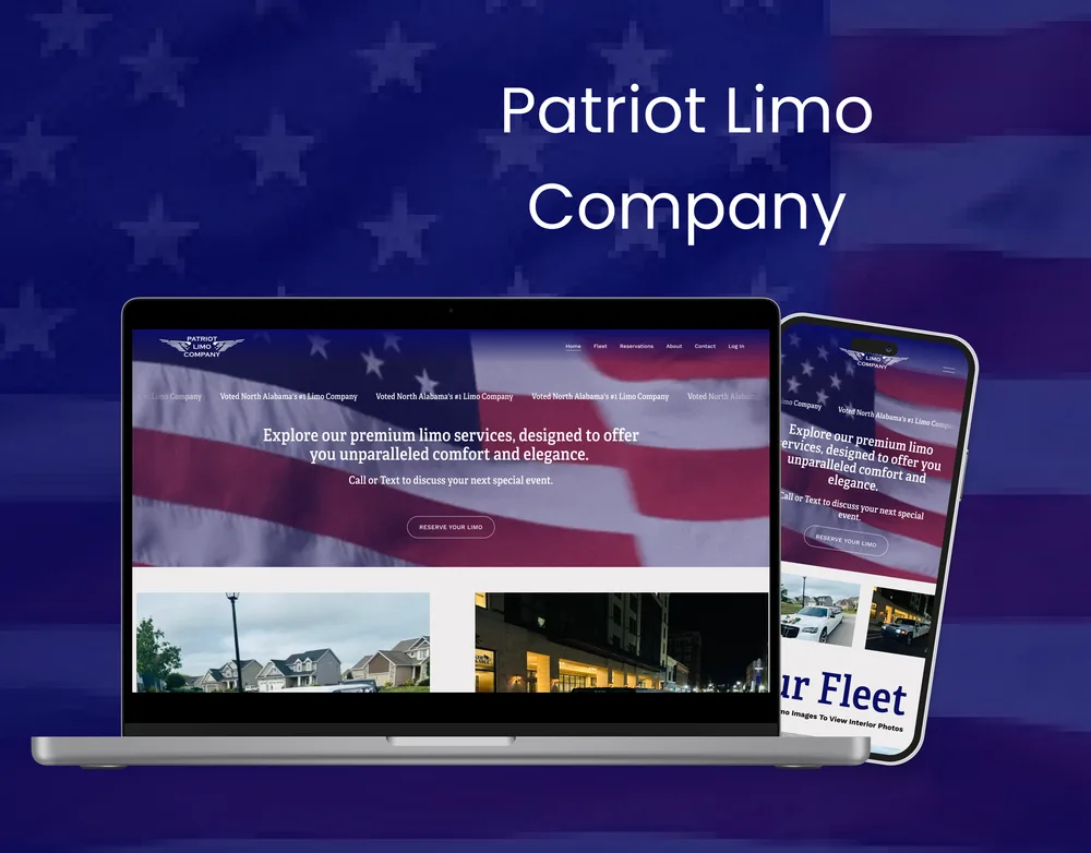 Patriot Limo Company UX design