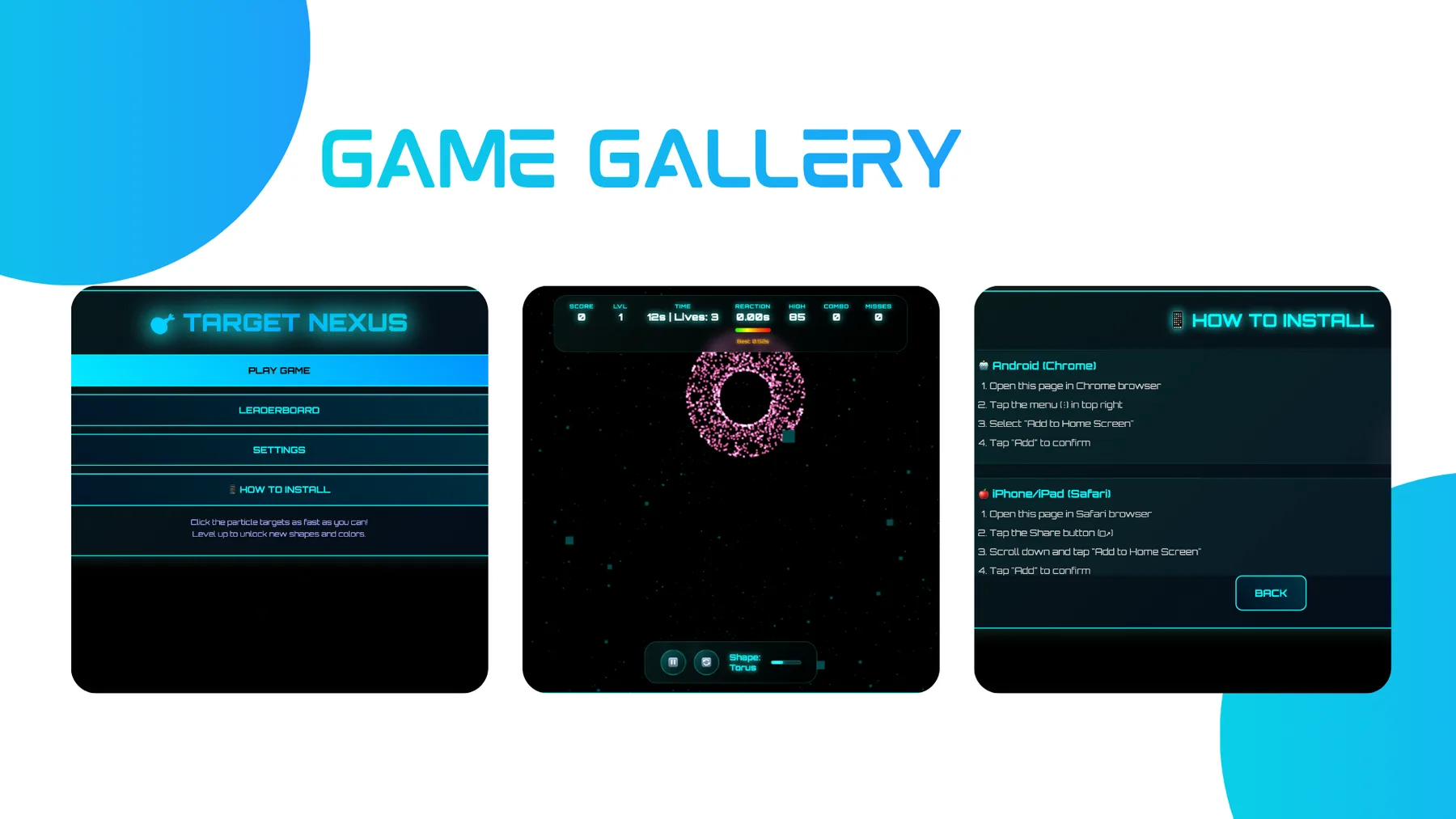 Target Nexus game gallery slide